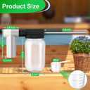 Qualirey Electric Diatomaceous Earth Duster, Powder Duster with 7.5'' Extension Nozzle and 33Oz Bottle, Powder Sprayer for Pest Control/Home/Garden/Indoor/Outdoor