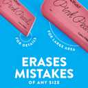 Paper Mate Pink Pearl Erasers, Medium, 24 Count - Back to School, Classroom, Teacher Supplies