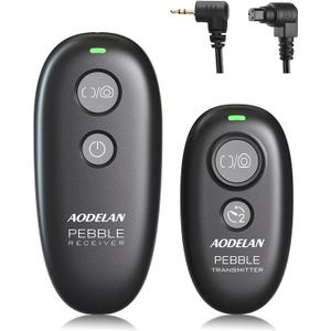 Remote Shutter Release for Canon EOS R, RP, 850D, T7, 5D Mark IV, Fujifilm XT-3, X-T30 II - Wireless Camera Remote Control - Replaces Canon RS-80N3, RS-60E3, Fuji RR-100, Olympus RM-CB2
