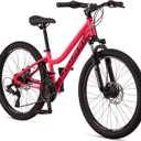 Schwinn High Timber Mountain Bike for Adult Youth Men Women Boys Girls, 24 to 29-Inch Wheels, 7 or 21-Speeds, Front Suspension, Aluminum and Steel Frame Options