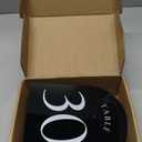 Black Arch Acrylic Table Numbers with Stands 1-25, 5x7" Black Arched Acrylic Sign and Base, Arch Table Numbers for Wedding Reception