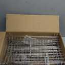 HOWDIA Stainless Steel 2-Tier Over The Sink Dish Drying Rack with Utensil Holder, Large, for Kitchen Counter (3 Tier,silver)