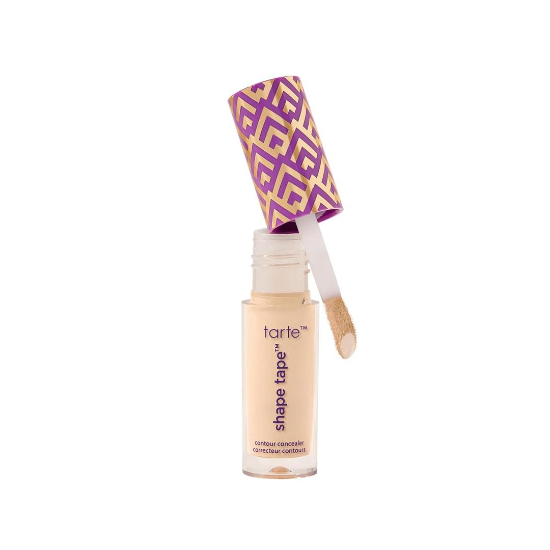 tarte shape tape concealer  Full-Coverage, Matte Finish for Under Eye, Dark Circles, Fine Lines, Redness & Discoloration, Longwear, Dermatologist-Tested, Vegan, Cruelty-Free (12S fair (fair skin with warm, golden undertones))