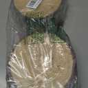 Set of 10 Wood Slices for Centerpieces 7-8 inch, Natural Unfinished Wood Craft Kits, Tree Slices with Bark for DIY Crafts Wedding Christmas Party Decoration, Wood Centerpieces for Tables