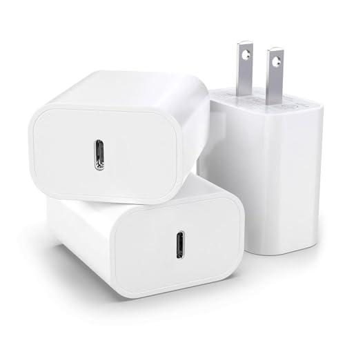 2 Pack 30W USB Type C Wall Charger Adapter Plug Brick for iPhone 16E 16 Pro Max/15/14/13/12/11 Plus Charger Fast Charging Block,iPad 11 A16 2025, iPad Air Pro 11,Google Pixel 9,Samsung S24 S10 & More