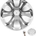 AGZ72909711 Agitator Plate with 5006EA3009B Washer Pulsator Cap Compatible with lg Washer AGZ72909702 Washplate Pulsator Assembly Replaces: AP6800730, 4873462, AGZ72909703, PS12588963