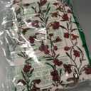 2PCS Corduroy Small Tote Bag for Women Cute Floral Mini Tote Bag Preppy Aesthetic Reusable Bags for Grocery, Essentials, Water Bottle, Keys (Red Rose)