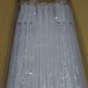 Attelite X-Large Clear Plastic Shoe Boxes - Stackable Shoe Organizer with Magnetic Door (9 Pack, Clear White)