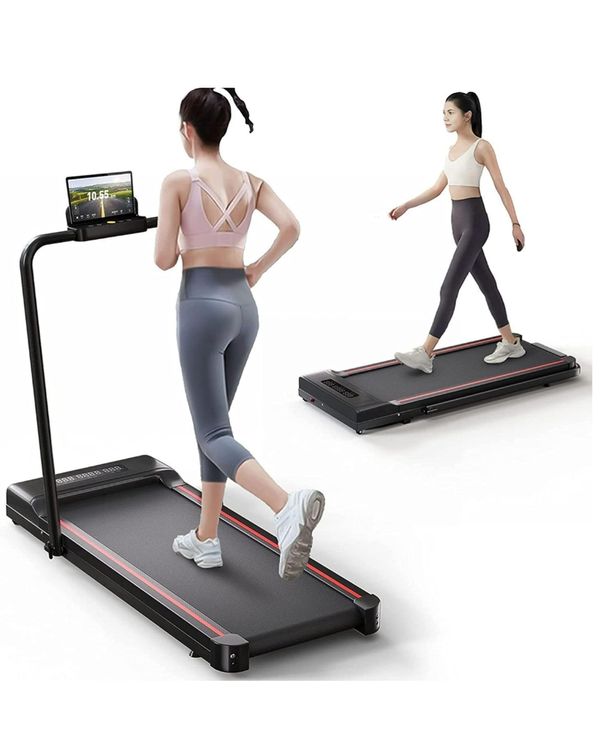 Sperax Treadmill-Walking Pad-Under Desk Treadmill-3 in 1 Folding Treadmill-Treadmills for Home-Black Red