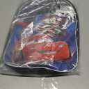 Disney Cars Backpack for Toddlers ~ Deluxe 11" Mini Cars Preschool Backpack for Kids Bundle with Cars Stickers, Coloring Book, and Beach Kids Door Hanger