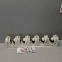 HYRIXDIRECT Broom Hanger Wall Mount Broom and Mop Organizer Wall Hanging Garden Tool Organizers Rack Garage Laundry Room Organizations and Storage with Hooks Heavy Duty