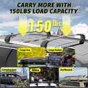 Car Roof Rack Cross Bars Compatible with 2021-2025 KIA Sorento and Sorento Hybrid (Fit for Flush Side Rails), Aluminum Lockable Roof Cross Bars for Kayak Bike Rooftop Cargo Carrier Bag Basket Luggage
