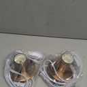 Tuanse 2 Pcs Polished Metal Desktop Lamp Base E26 E27 Screw Light Bulb Holder Sockets Night Light Base Lamp Replacement for Holding Bulb 6 Feet Cord on Off Switch Plug (Copper,Aluminum)