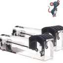 Humane Mouse Traps, 12 inches Enlarged No Kill Rat Live Traps for Chipmunks, Reusable Catch and Release Mice, Pet and Children Friendly Mouse Trap That Work (Black 2Pack)