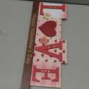 Valentines Day Decorations Wooden Sign - LOVE Letter Table Decor for Mantel, Tiered Tray, Home, Kitchen, Rustic Living Room, Shelf, Wedding, Party, Tabletop, Valentine's Day Gift