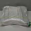 JINXIA Knee Pillow for Side Sleepers, Comfortable Memory Foam Leg Pillow for Side Sleeping, Pillow Sleeping Between Legs Aligns Spine, for Hip, Back & Sciatica Pain Relief, White and Gray