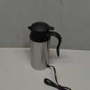 Sunsbell Portable Electric Car Kettle - 650ml Car Kettle Water Boiler 12V Car Heating Travel Cup Stainless Steel Car Heated Travel Mug Car Coffee Cup Warmer with DC 12V Charger for Car (Sliver)