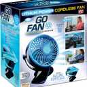 Spark Innovators Go Fan - Cordless Rechargeable Lithium Ion Fan - As Seen on TV
