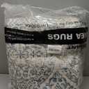 9x12 Area Rugs for Living Room, Stain Resistant Neutral Washable Rugs for Dining Room, Bedroom, Floral Vintage Non-Slip Extra Large Area Rug(Light Blue, 9'x12')