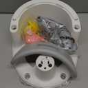 Baby Bath Seat for Babies 6 Months & Up - Bathtub Seats for Babies with 3 Baby Bath Toys, Non-Slip, Comfortable, Infant Bath Essentials-Grey