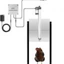 JVR Automatic Chicken Coop Doo Opener with Dusk to Dawn Light Sensor, Poultry Aluminum Chicken Coops Doors, Auto Chicken Door, Run Actuator Motor