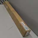 ILAISIHOME Luxury Gold Decorative Single Curtain Rod Set with Crystal-clear Faceted Finials, 36-72 in, Standard Single Drapery Rod for 1 Pack, 1-1/8 in diameter, Adjustable Length