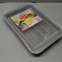 GoodCook Everyday Nonstick Steel Oblong Pan with Lid, 9" x 13", Gray