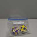 SCHITEC Dog Balls with Bell Sound, [2 Pack] Rubber Bouncy Fetch Ball for Medium Large Dogs, 3 Interactive Pet Chew Toys