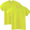 Gildan Adult Ultra Cotton T-Shirt with Pocket, Style G2300, 2-Pack, XL