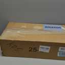 HBL' 2 Pack | 21" Deep Pull Out Cabinet Organizer Adhesive, 10-Inch Wide Sturdy Carbon Steel Roll-Out Drawers for Face Frame or Frameless Cabinets,Slide-Out Shelves for Pantry, White