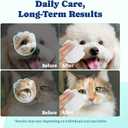 2 x Dog Eye Wipes for Tear Stain Remover  120 Pet Eye Wipes with Herbal Complex, Dual-Texture Pads for Dogs & Cats, Clean Discharge & Crust, Soothe Eyes, Biodegradable, Vet-Approved, Coconut-Scented