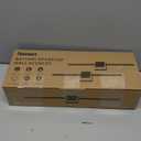 Battery Operated Wall Sconces Set of 2,  12000mAh Rotatable Picture Lights with Remote Control, Dimmable 3000-6500K LED Rechargeable Wall Lights for Living Room Bedroom Mirror, 28.3In (Black)