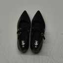 Trary Flats for Women Closed Pointed Toe Mary Jane Shoes Women Comfortable Slip on Ballet Flats Dressy Shoes Adjustable Strap PU Leather Mary Janes Loafers, Size 6