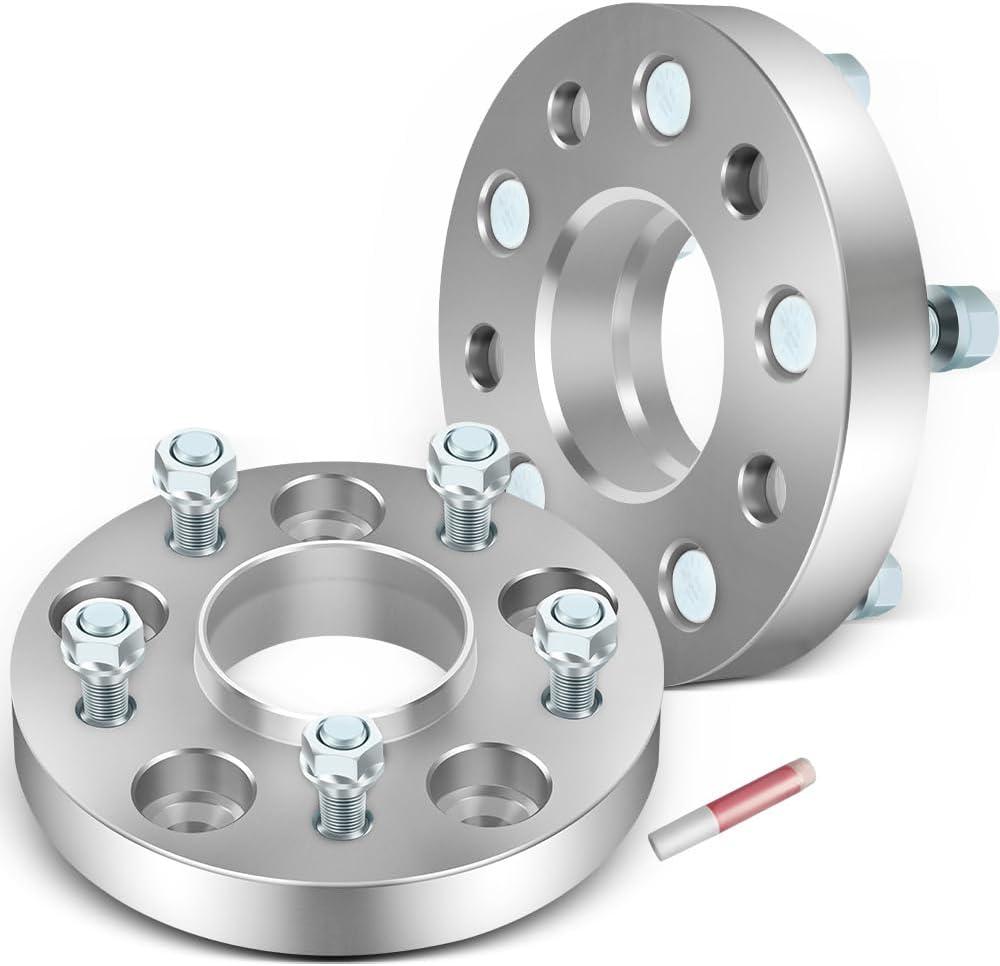 ECCPP 2PCS Wheel Spacers 5x4.75 to 5x4.75 1 inch 5LUG with 7/16 Studs 70.3CB for Chevy II 1968 for Caprice 1968-1981 for Impala 1968-1980