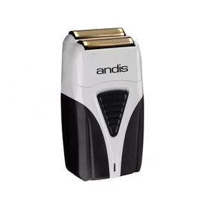 Andis TS-2 17255 Pro Foil Lithium Titanium Foil Shaver, Cord/Cordless, Smooth Shaving Cordless Shaver with Charger, Black