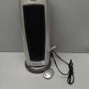 Comfort Zone 1500W Oscillating Ceramic Tower Space Heater  Portable Electric Heater, Digital Display, Remote Control, 80 Oscillation & 12H Timer  Tip-Over & Overheat Protection for Home & Bedroom