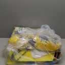 Soccer Goal, Kids Soccer Goals for Backyard Set, 2 Pack of Portable Pop Up Soccer Net with Soccer Ball, Cones, Complete Training Equipment for Youth, Toddler Outdoor Sports Games (Black Yellow)