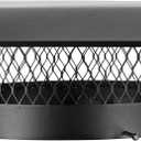 Draft King CBO18 Round Bolt On Black Galvanized Steel Single Flue Chimney Cap, 18" Diameter