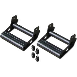 RealTruck RKR Detachable Steps (Sold In Pairs) | Textured Black | JPTS32 | Compatible With All RKR Rails by RealTruck