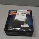 PowerFlow Garden Hose, NON-EXPANDABLE 25 Feet Premium Quality Stainless Steel Metal Water Hose with Durable Fabric Skin, Hose For Commercial, Residential Use, Bonus 10-way Spray Nozzle (25 Ft, Black)