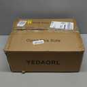 Vintage Caged Ceiling Fans with Lights and Remote, Victorian Hand-Antiqued Rustic Crystal Fandelier, Low Profile Flush Mount, Enclosed Bladeless Ceiling Fan with Light for Bedroom, Kitchen, Hallway (Gold)