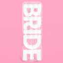 Clear Bride Pool Float, Multicolor Confetti - 6 Ft. | Bachelorette Party Decorations, Beach Bridal Shower Supplies, Cute Bridal Decor