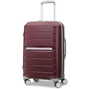 Samsonite Freeform Hardside Carry-On Luggage with Spinner Wheels - Hardshell Suitcase - TSA, Airline-Approved - Expandable Hard Shell, Smooth Rolling Wheels for Lightweight Travel - Merlot