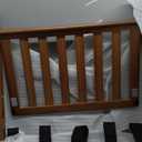 26.77 Fully Assembled Dark Walnut Luggage Racks with Folable Storage Shelf, 5 Heavy-Duty Straps Bamboo Suitcase Stand, Luggage Holders for Guest Room, Bedroom, Hotel (1 Pack)