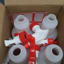 Plastic Spray Bottle (4 Pack, 32 Oz, All-Purpose) Heavy Duty Spraying Bottles Leak Proof Mist Empty Water Bottle for Cleaning Solution Planting Pet with Adjustable Nozzle and Measurements