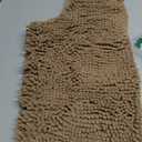 OLANLY Toilet Rugs U-Shaped 24x20, Extra Soft Absorbent Chenille Contour Bathroom Rugs for Toilet, Dry Quickly, Machine Washable, Non-Slip Bath Mat, Tan