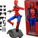 Already Assembled T13 Action Figure with Holder, Titan 13 Action Figure, Lucky 13 Joints Movable Action Figures, Dummy 13, Nova 13 Robot 13 Action Figure Kids 
