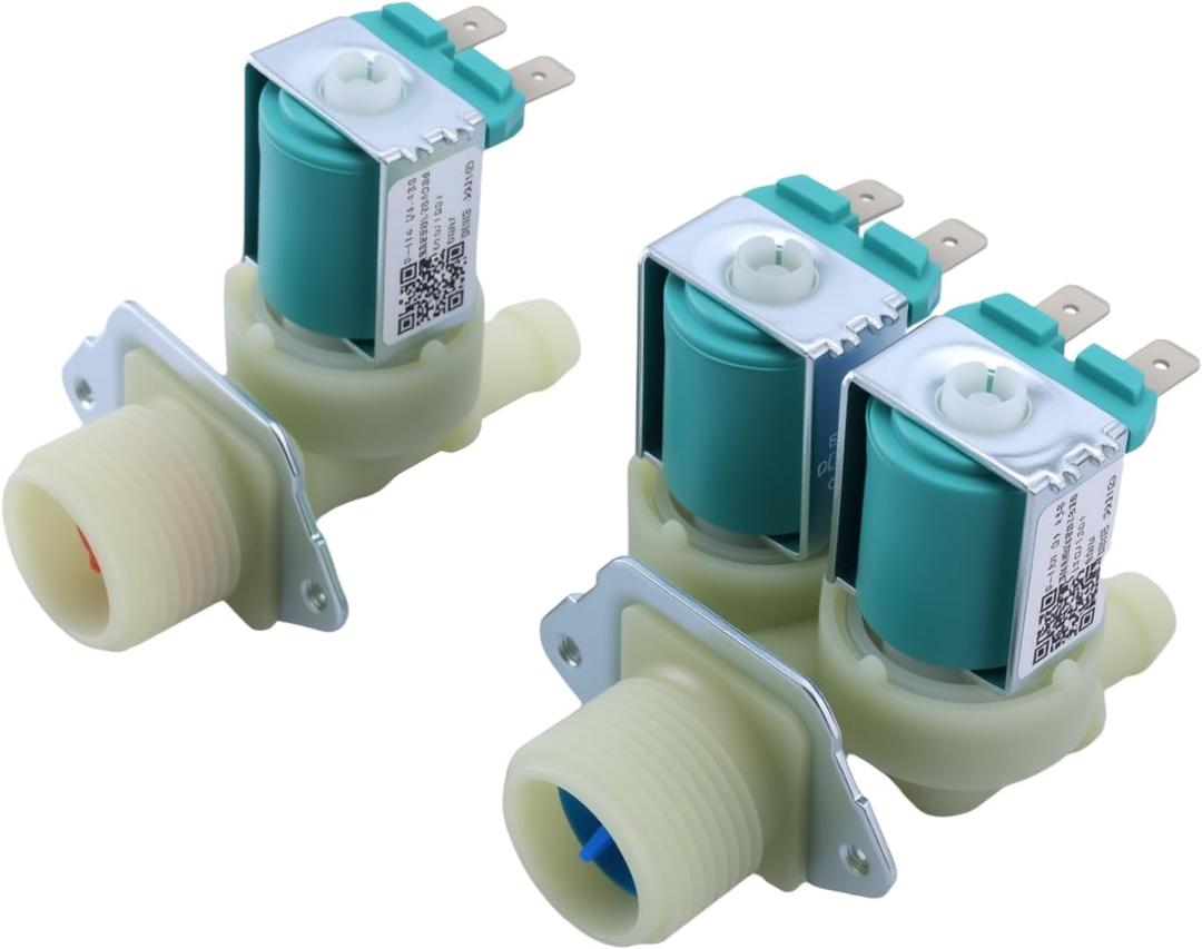 DC62-30312J & DC62-30314K Washer Water Inlet Valve Set  Cold&Hot Replacement,for Samsung/Kenmore WF42H5000AWWF361BVBEWRWF306LAWWF203ANW  ReplacesDC6230314H 1810145 AP4204535