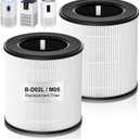 B-D02L/M05 Replacement Filter, Compatible with MOOKA B-D02L & M05 Air Filter, for VEWIOR B-D02U, for KOIOS B-D02L,Activated Carbon Filter for MOOKA B-D02L Replacement Filter, 2 Pack