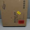 HOOBRO Corner Shelf Stand, Industrial 5-Tier Wall Corner Bookshelf with Metal Frame, Plant Display Shelf, Bookcase for Small Spaces, Bedroom, Living Room, Black BK33CJ01